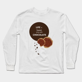 Chocolate Long Sleeve T-Shirt